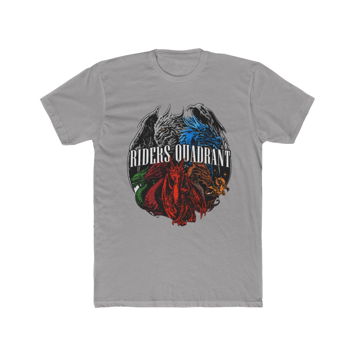 Riders Quadrant T Shirt (front print) | Fourth Wing Merch | Rebecca Yarros - alternate angle 2, merchandise