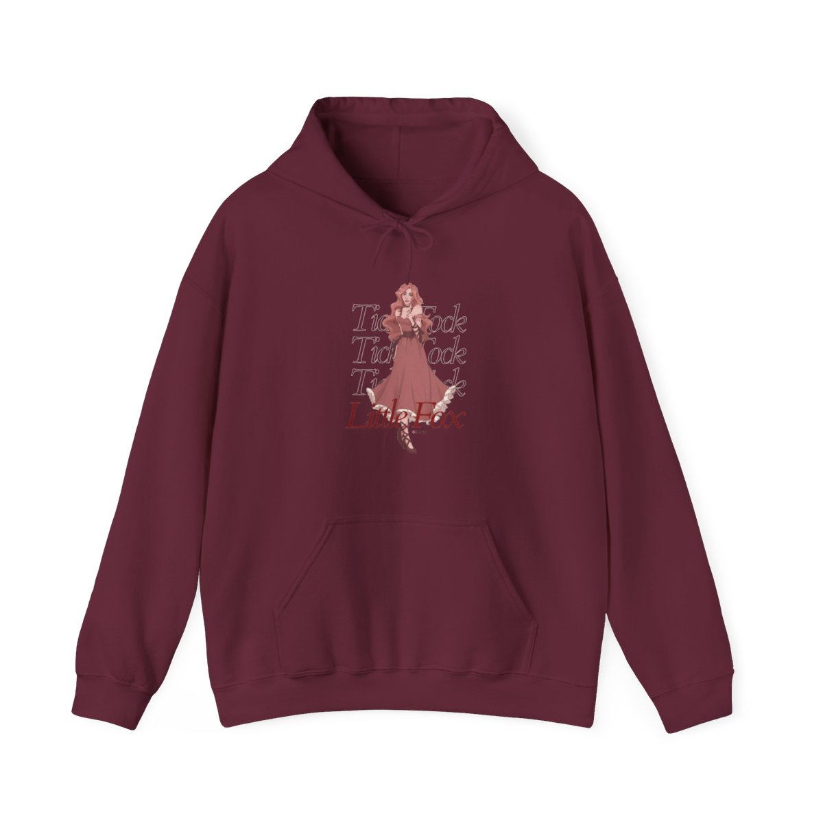 Tick Tock Little Fox Hoodie | Rebecca Yarros - alternate angle 5, merchandise