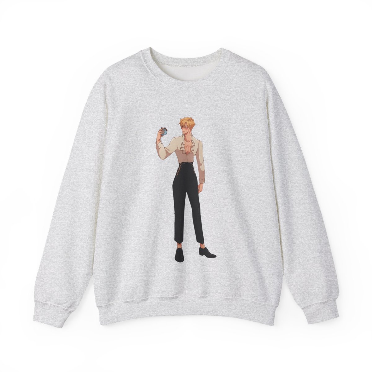 Heroes Don't Get Happy Endings Heavyweight Sweatshirt | Rebecca Yarros - alternate angle 2, merchandise
