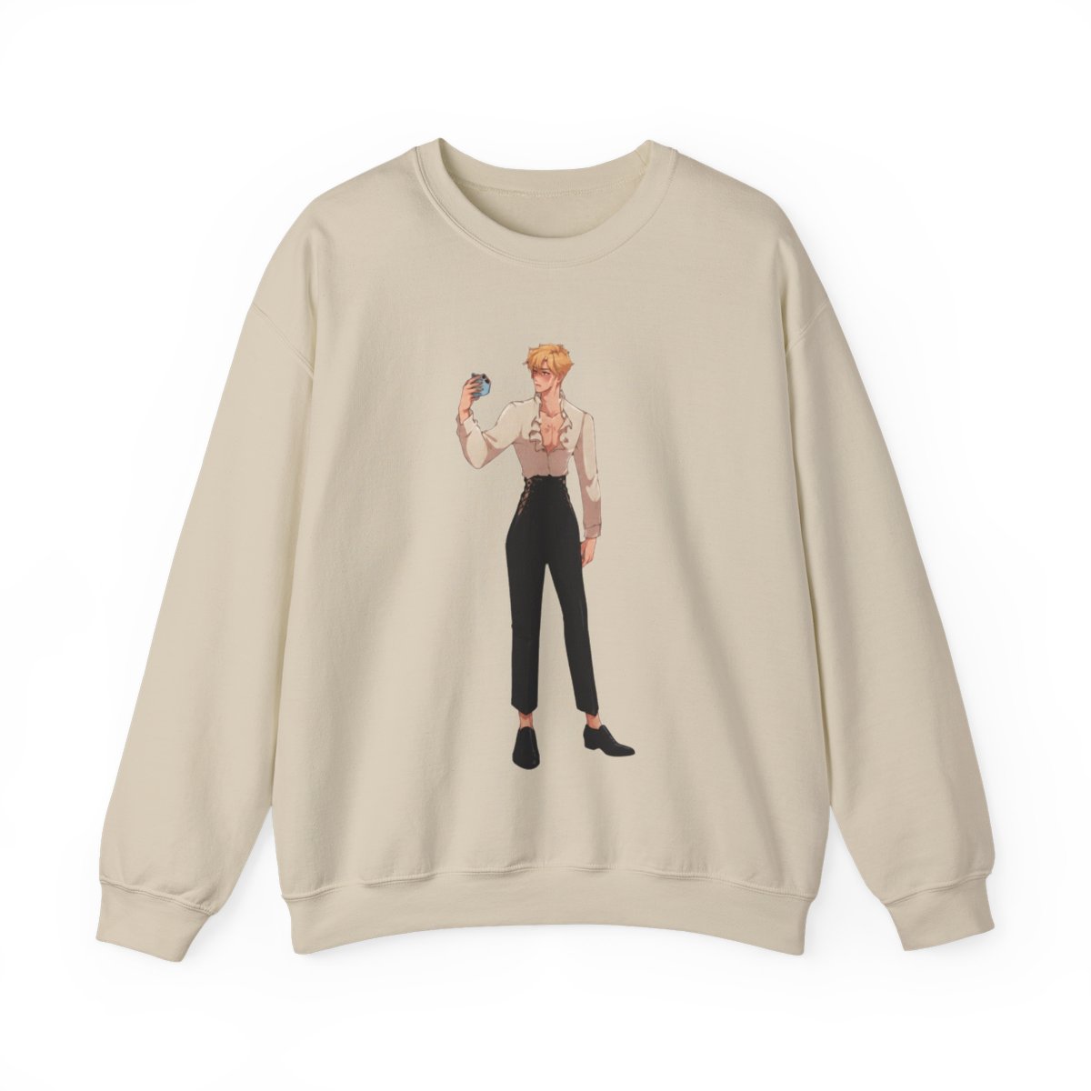 Heroes Don't Get Happy Endings Heavyweight Sweatshirt | Rebecca Yarros - alternate angle 4, merchandise