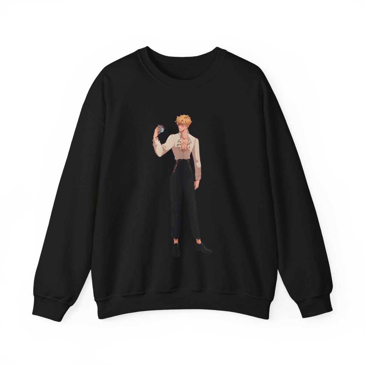 Heroes Don't Get Happy Endings Heavyweight Sweatshirt | Rebecca Yarros - alternate angle 3, merchandise